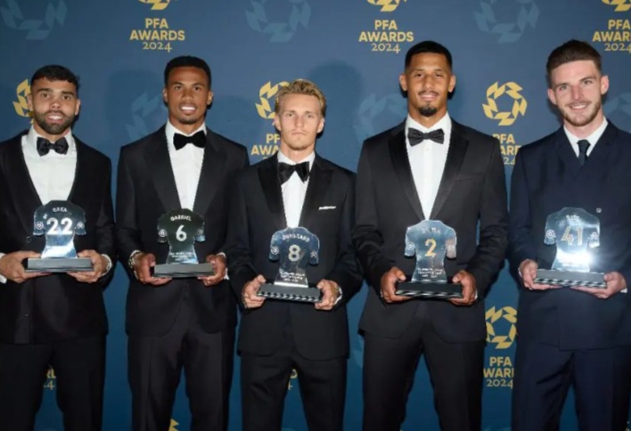 PFA Awards: Foden, Shaw steal Spotlight with top wins(Full list)