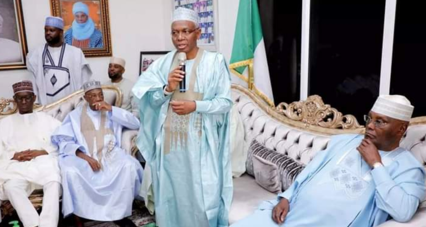 (Photos) Merriment loading as former Kaduna governor, others visits Atiku to seek daughter’s hand in marriage