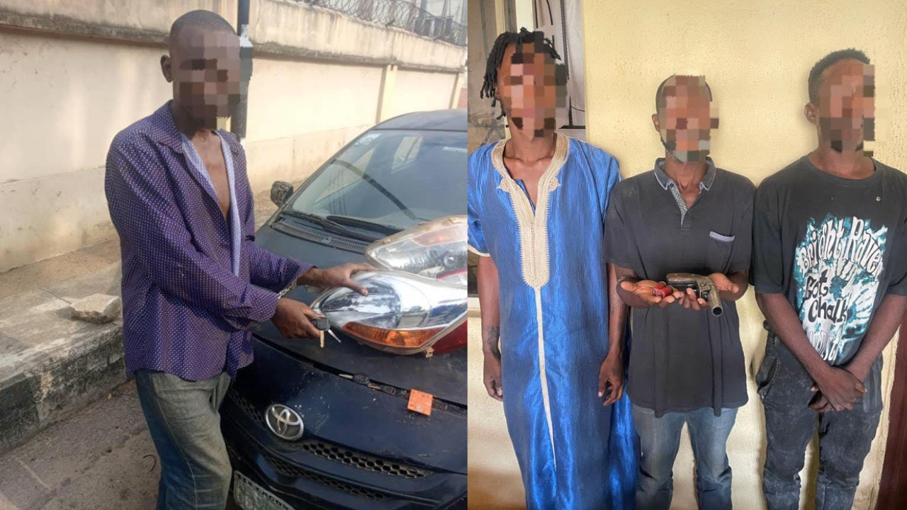 Police Arrest 4 Over Car Vandalism, Possession Of Firearm In Lagos