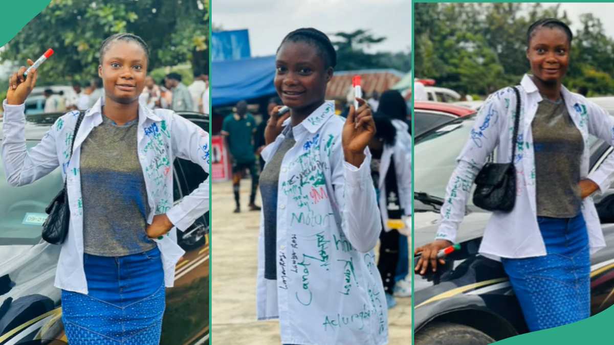 Polytechnic Student Celebrates After She Graduated With Ordinary National Diploma OND