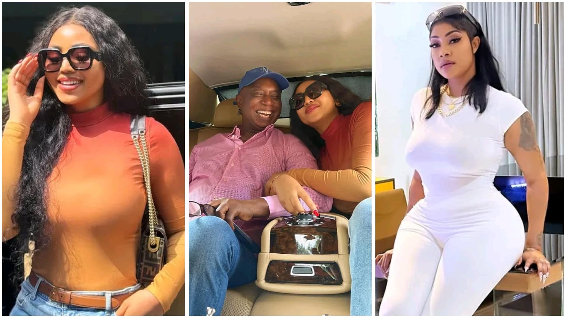 Regina Daniels responds Angela okorie