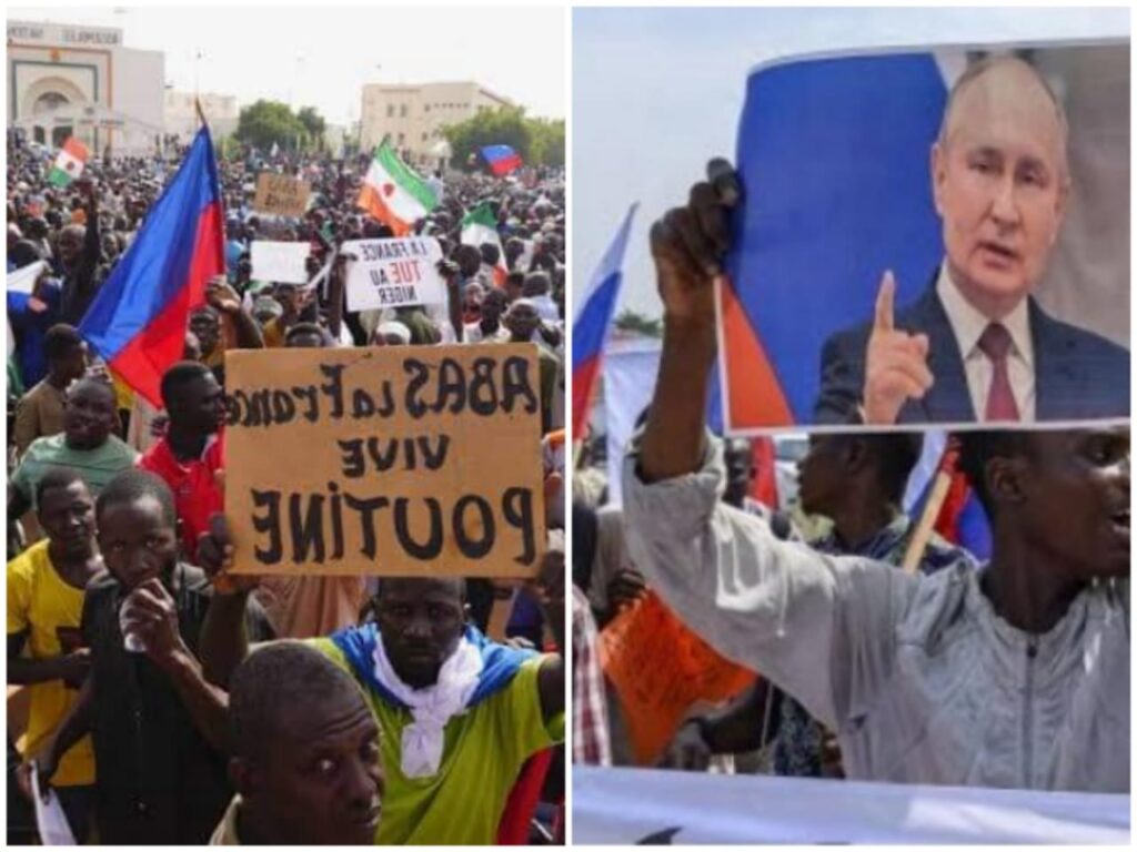 Russia Dissociates From Nigerian Protesters Waving Its Flag