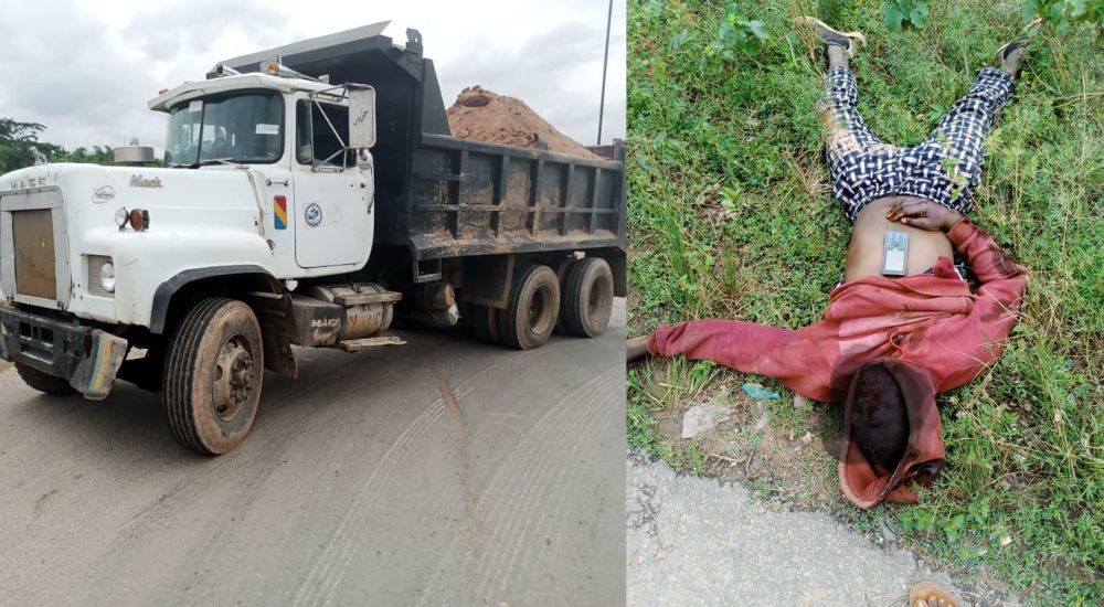 Tragedy strikes as truck crushes motorcyclist to death In Osun