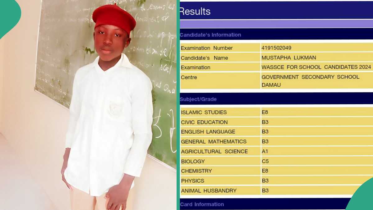 WAEC 2024 Result of Boy Who Scored 136 in UTME and Wants to Study Computer Science Amazes people