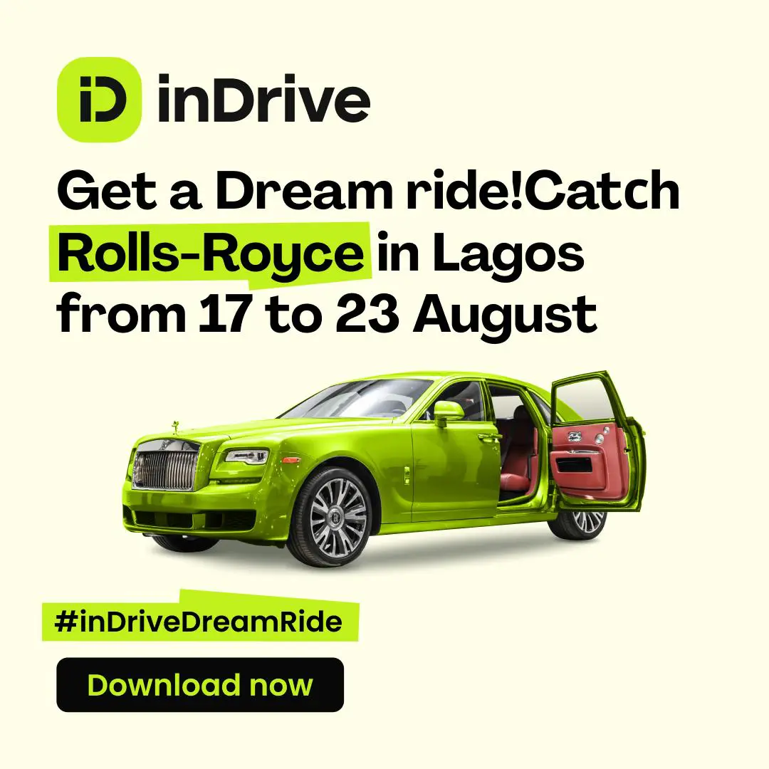 inDrive excites customers with Rolls-Royce Dream Rides in Lagos