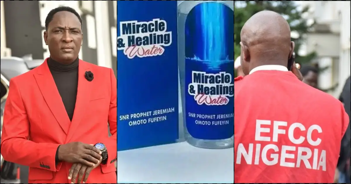 NAFDAC confirms investigation into Pastor Jeremiah's miracle water, soap