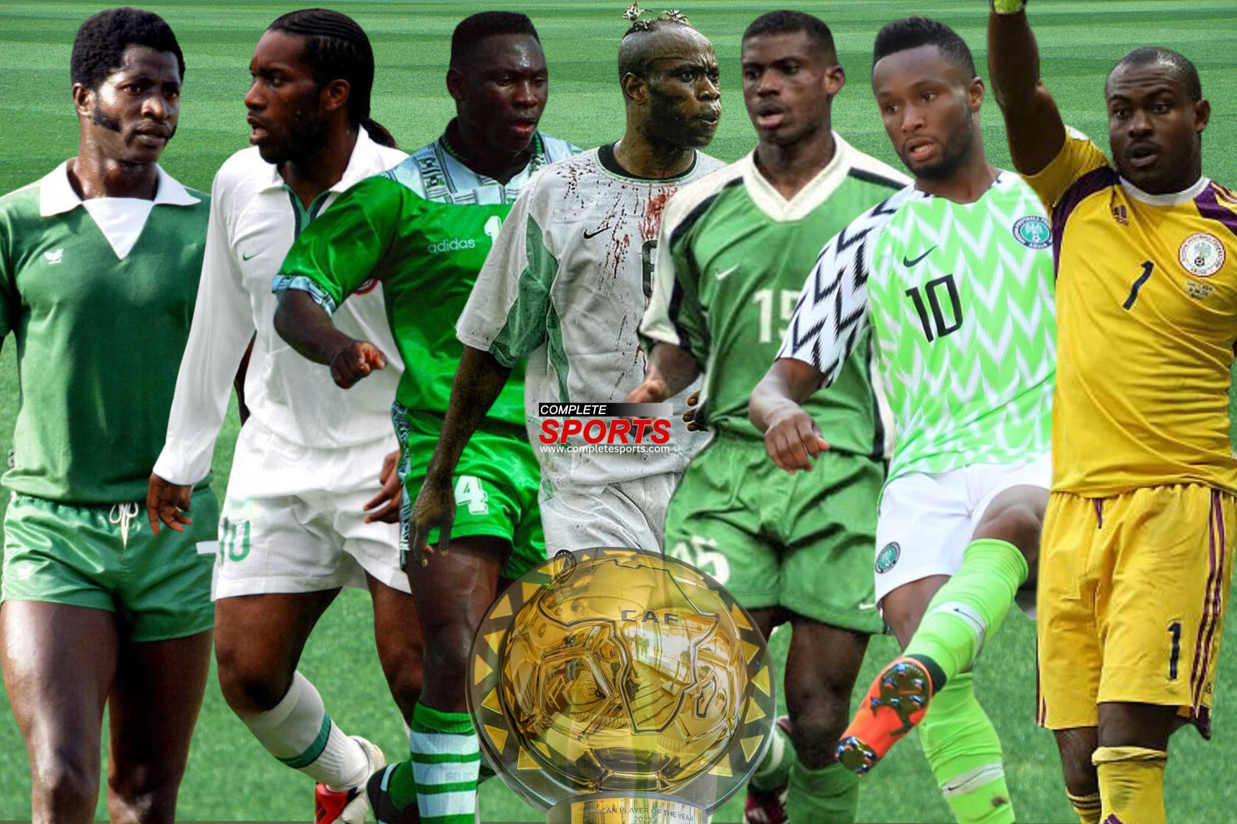 7 Nigerian Football Legends Who Placed 2nd Or 3rd In APOTY Race