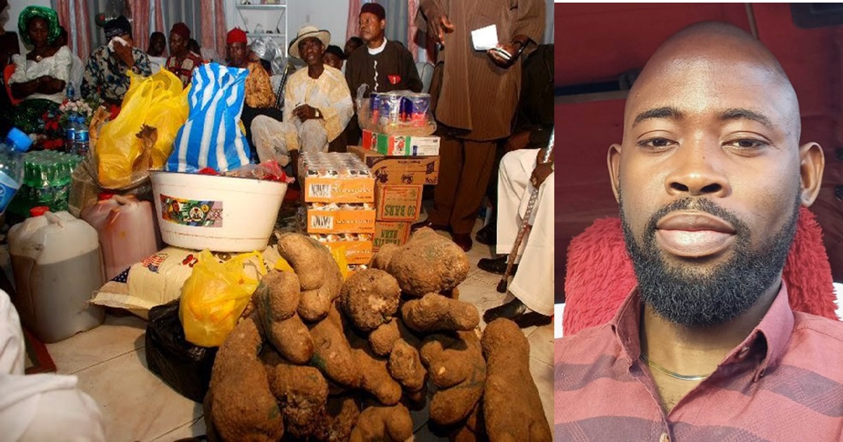 "Ban bride price now" – Nigerian man tells Nigerian government