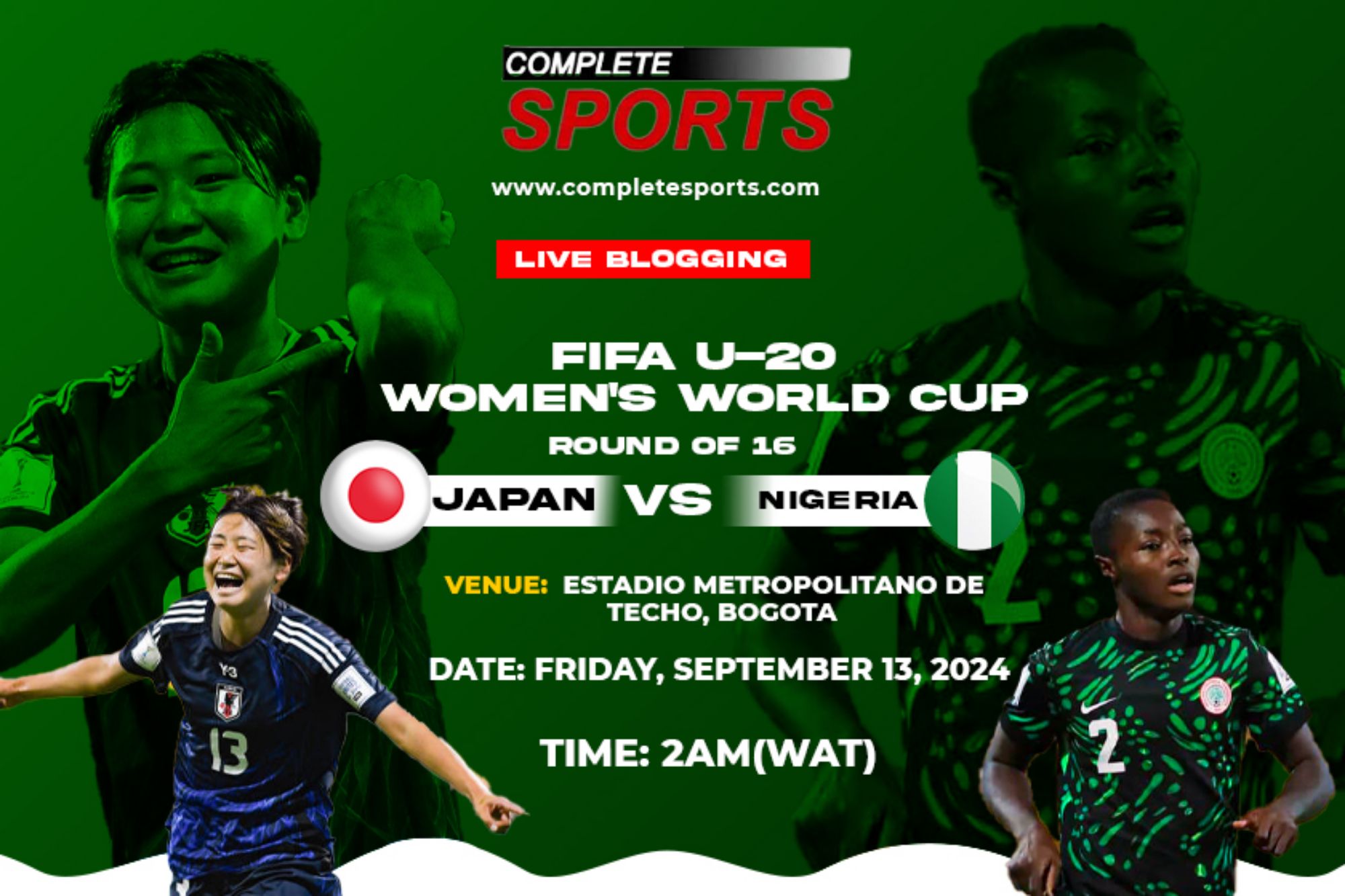 Japan Vs Nigeria Live Blogging – Colombia 2024 FIFA U-20 Women’s World Cup; Round Of 16