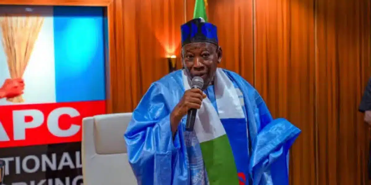 Court dismisses suit seeking Ganduje's removal as APC National chairman