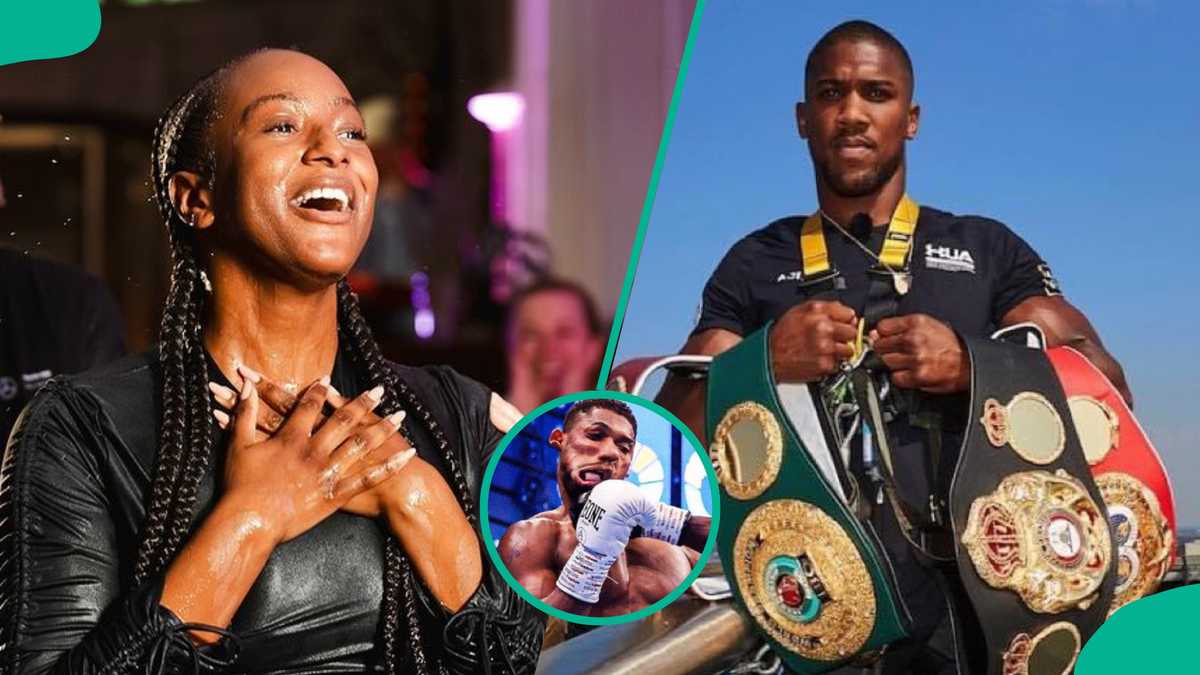 Cuppy Video Chats Anthony Joshua After Defeat to Dubois, Boxer’s Facial Appearance Causes Stir