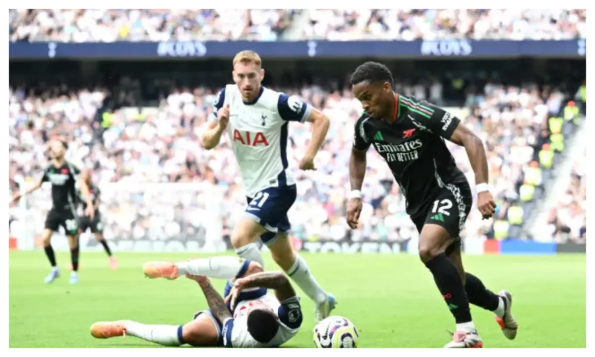 EPL: VAR reveals why Timber was not sent off in Arsenal’s 1-0 win at Tottenham