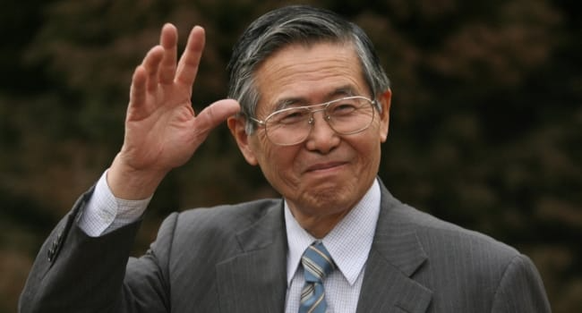 Former President of Peru, Alberto Fujimori.