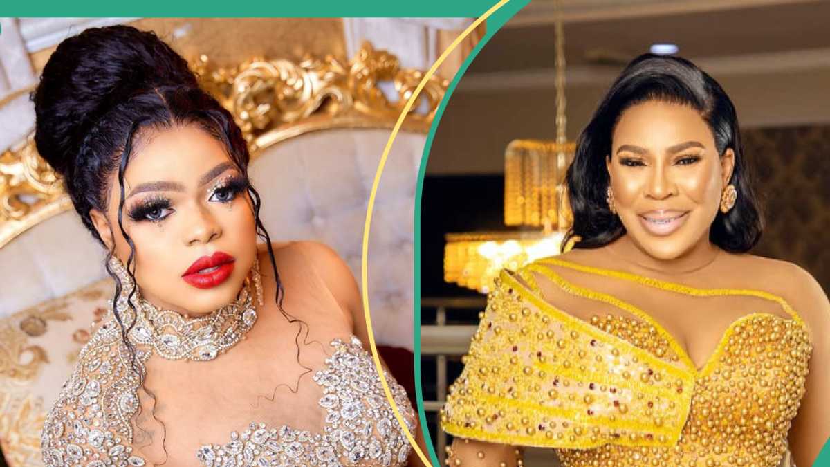 Faithia Balogun: Bobrisky Shows Off Funny Body Movements As Actress Snubs Him at Event, Clip Trend