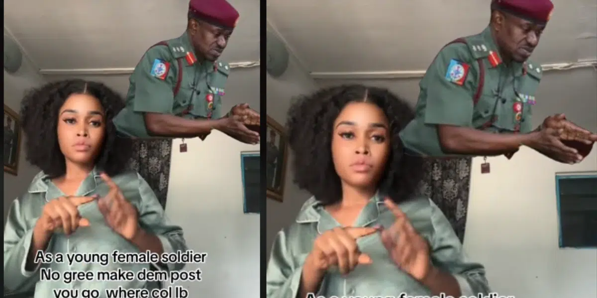 Female soldier calls out her superior for being a rapist, warns young soldiers