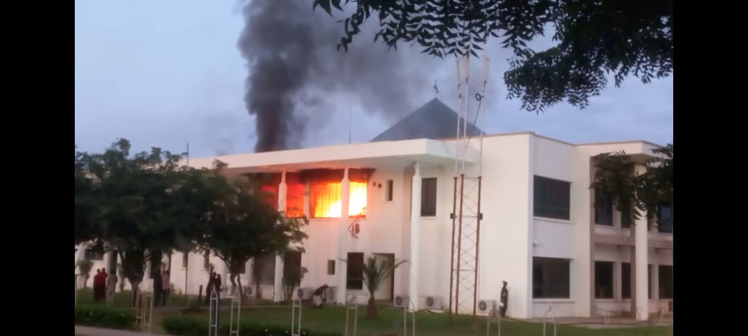 Fire Guts Katsina Gov't House