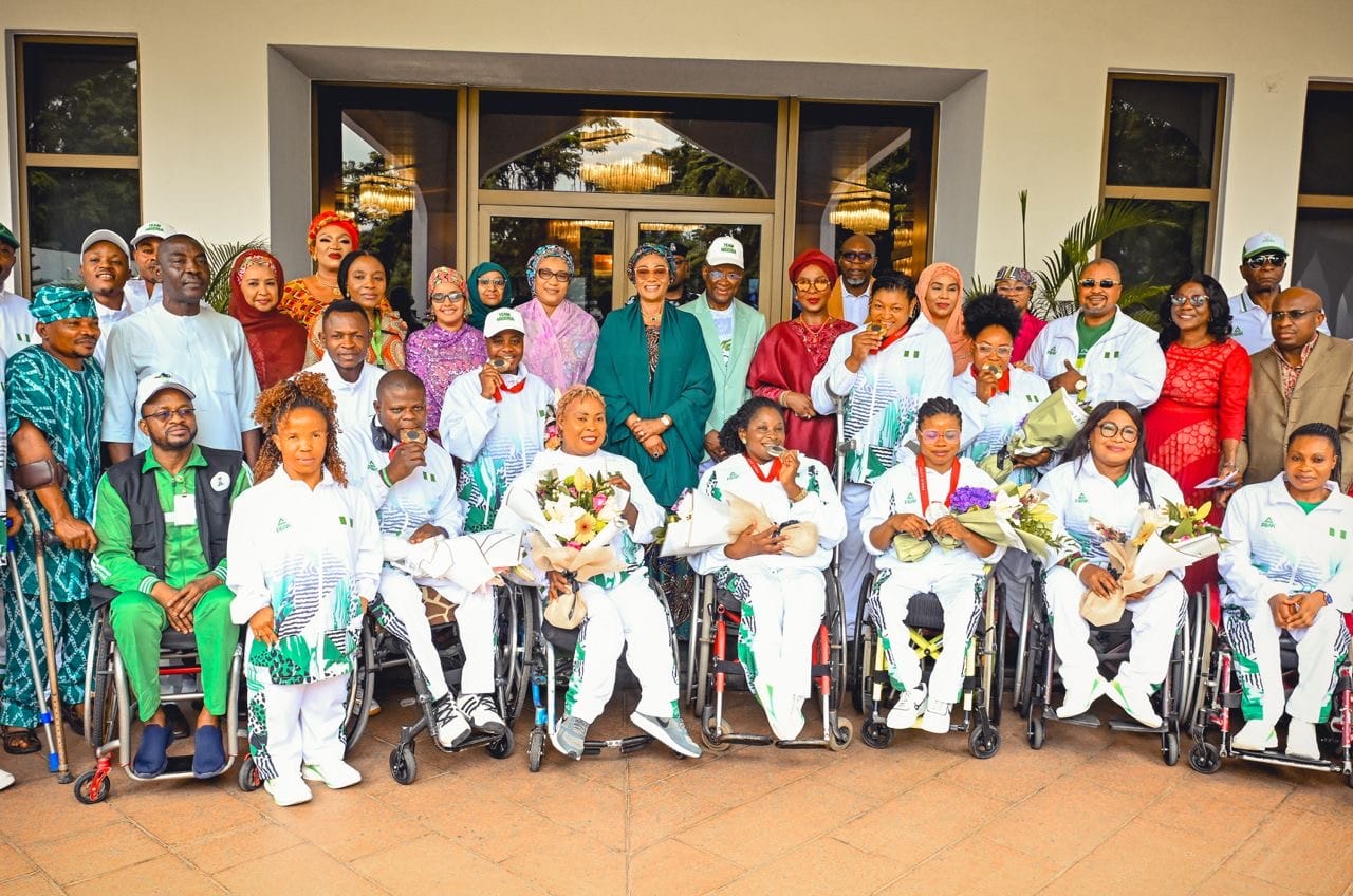 First Lady Tinubu Hosts Paralympic Medalists, Says Victories 'New Chapter' For Nigerian Sports