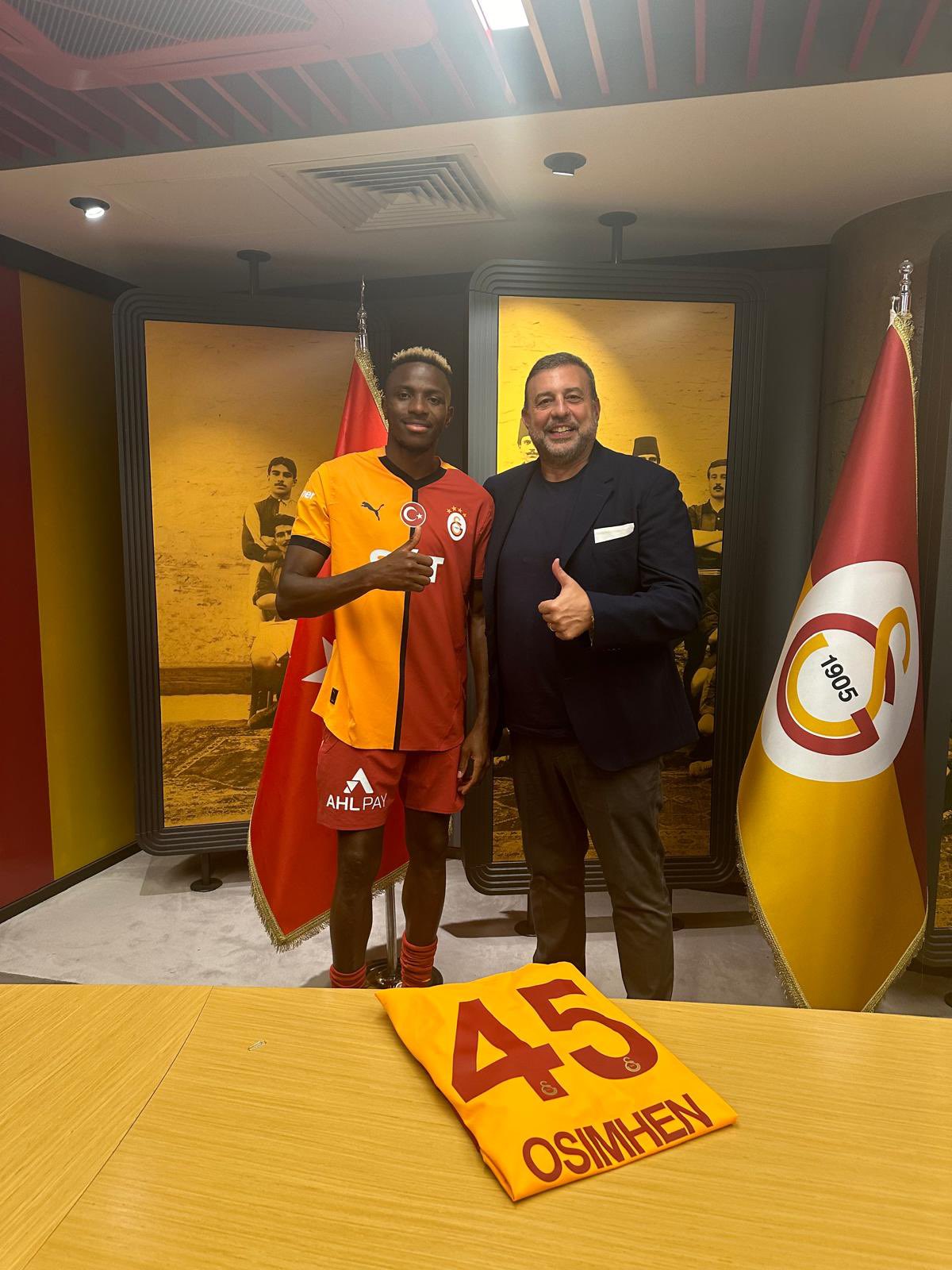 ‘He Will Meet Expectations’ — Galatasaray Chief Tips Osimhen To Score Goals For Club