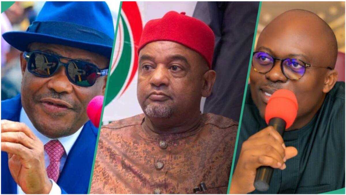 Just In: Anxiety as PDP NWC Locked Behind Door Over Wike vs Fubara, Others