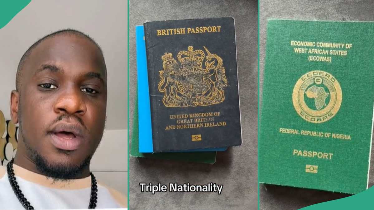 Man Becomes Citizen of UK, Uganda And Nigeria, Shares Video of His Three Passports