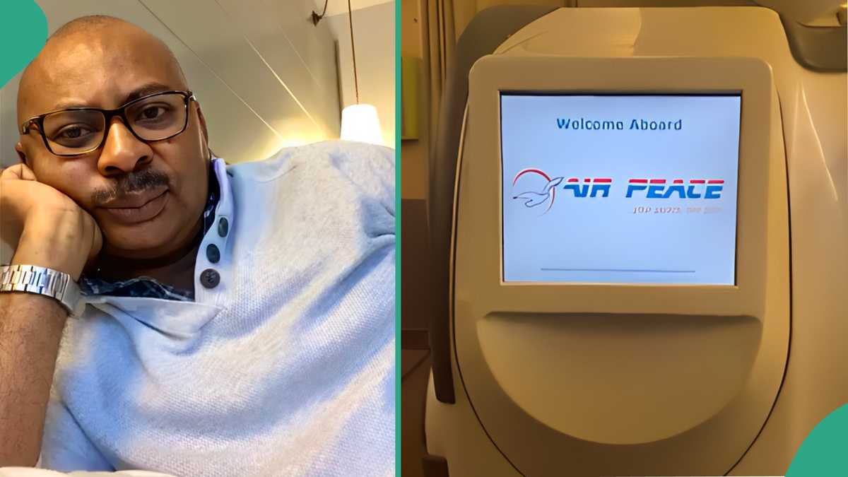 Man Who Flew With Air Peace from Lagos to London Shares His Experience, Rates Their Food and Drinks