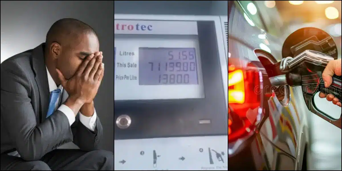 Man rants after spending N80K at fuel station and still unable to fill up his tank