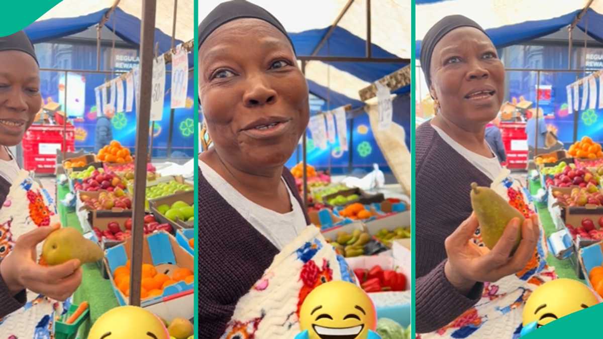 Nigerian Grandma Reacts As Pear Costs N2k in UK Market, Funny Video Trends