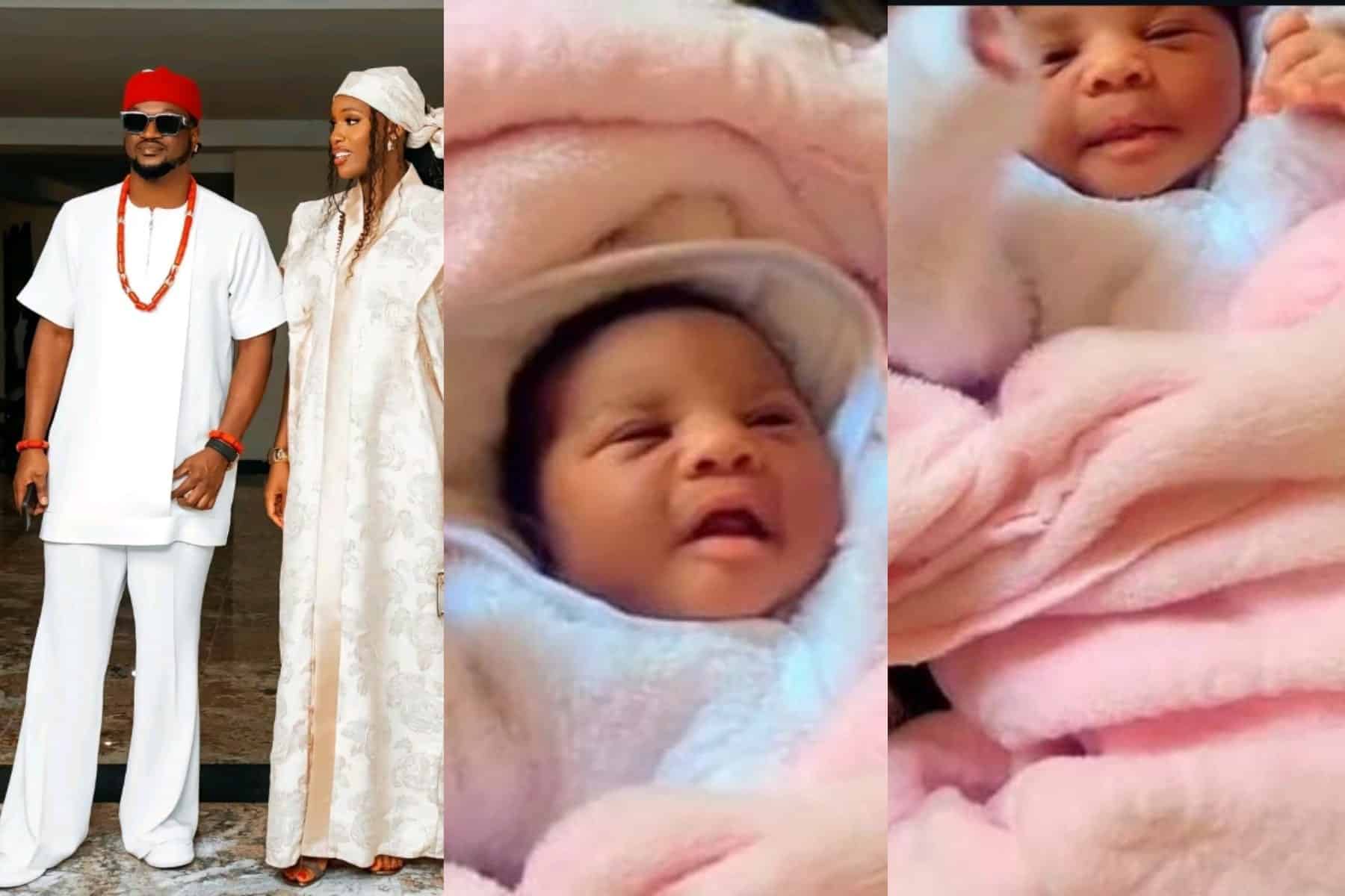 Paul Okoye, young wife, Ifeoma, allegedly welcome newborn