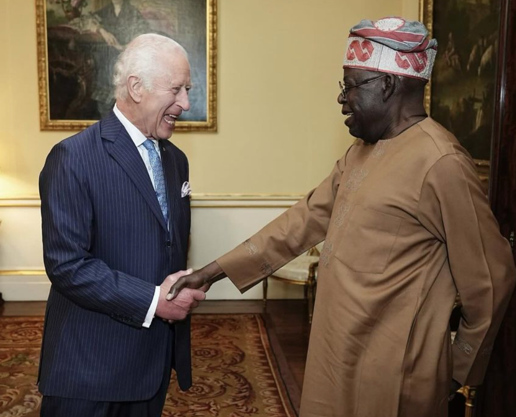 President Tinubu meets King Charles in England