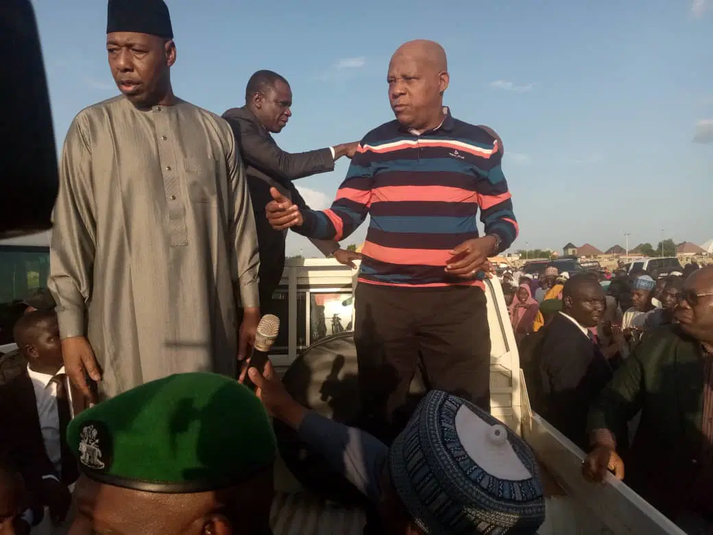 Rice Supremacy - Reactions as Shettima promises victims of Maiduguri flood 50 trucks of rice