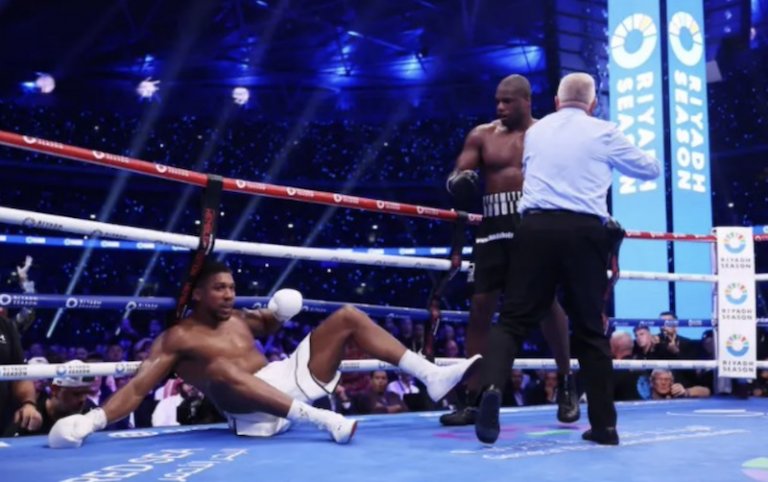 Sensational Dubois Knocks Anthony Joshua Out In 5th Round At Wembley Stadium