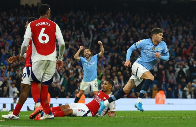 EPL: Stones Breaks Arsenal’s Heart As Man City Maintain Unbeaten Run