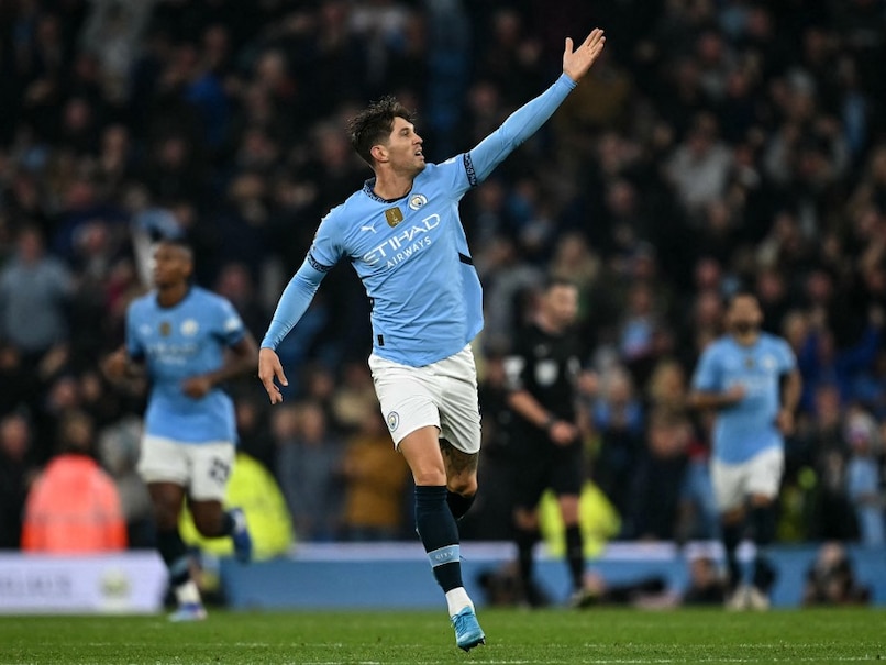 Stones Scores Late Equaliser To Rescue Man City From 10-man Arsenal