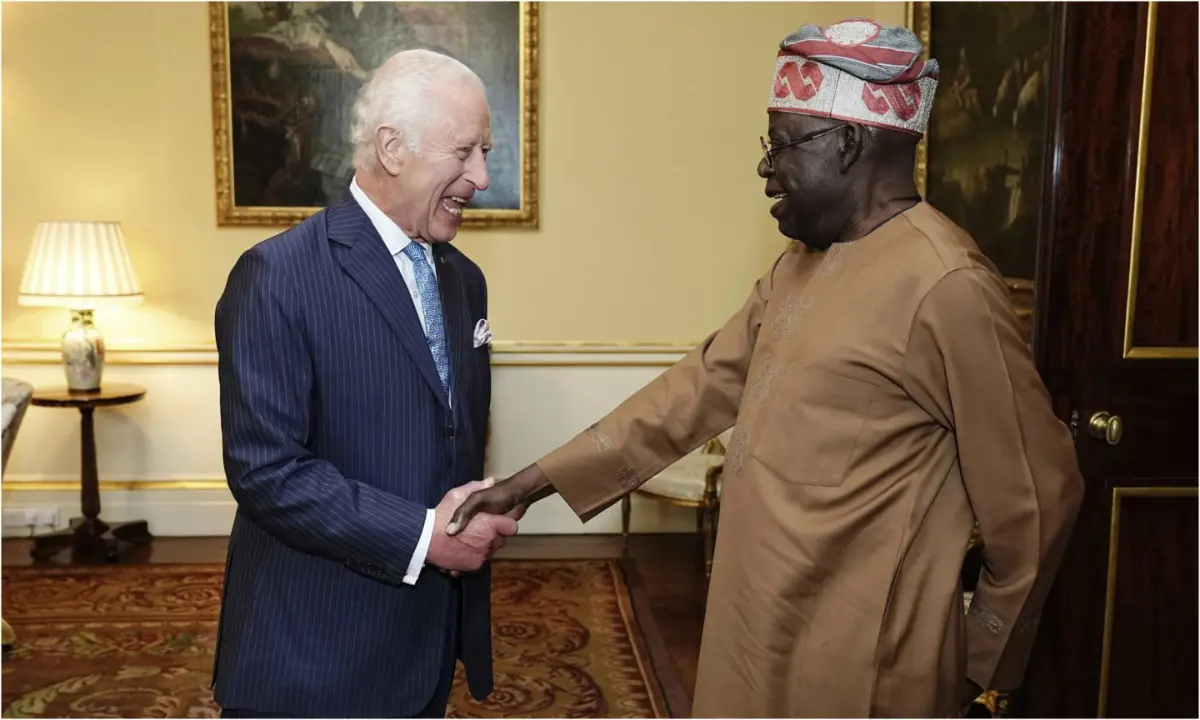 Tinubu meets King Charles at Buckingham Palace