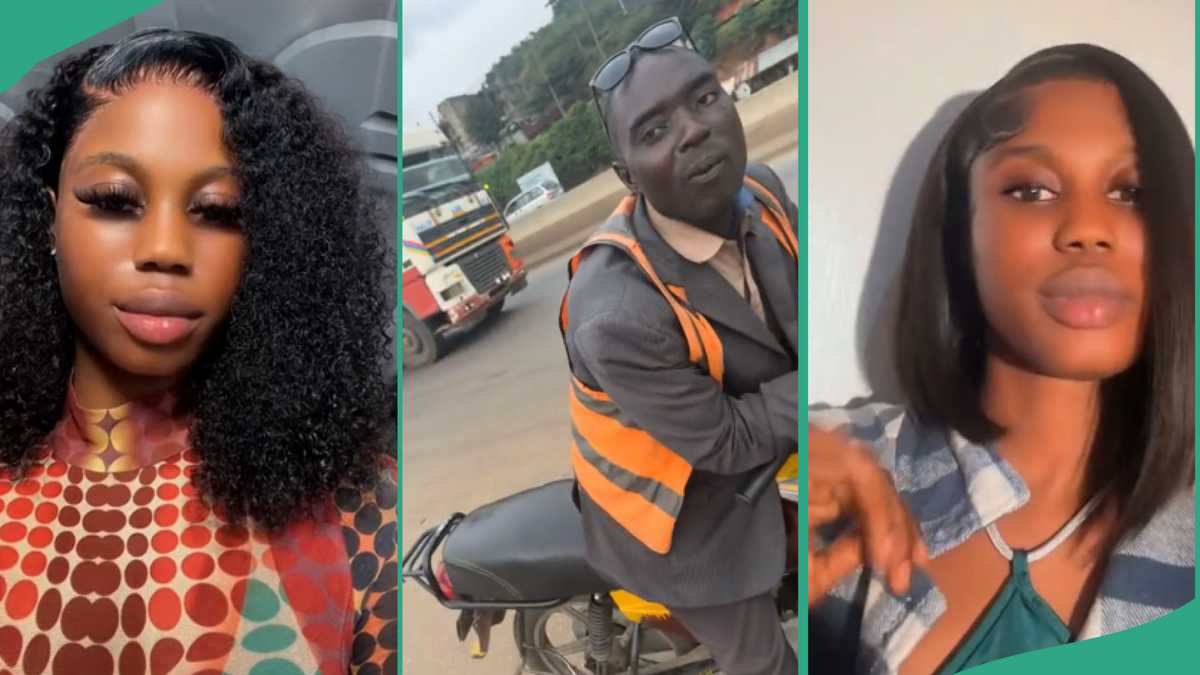 Video Shows Moment Bike Man Toasted Pretty Nigerian Lady With "Steeze", Amuses People