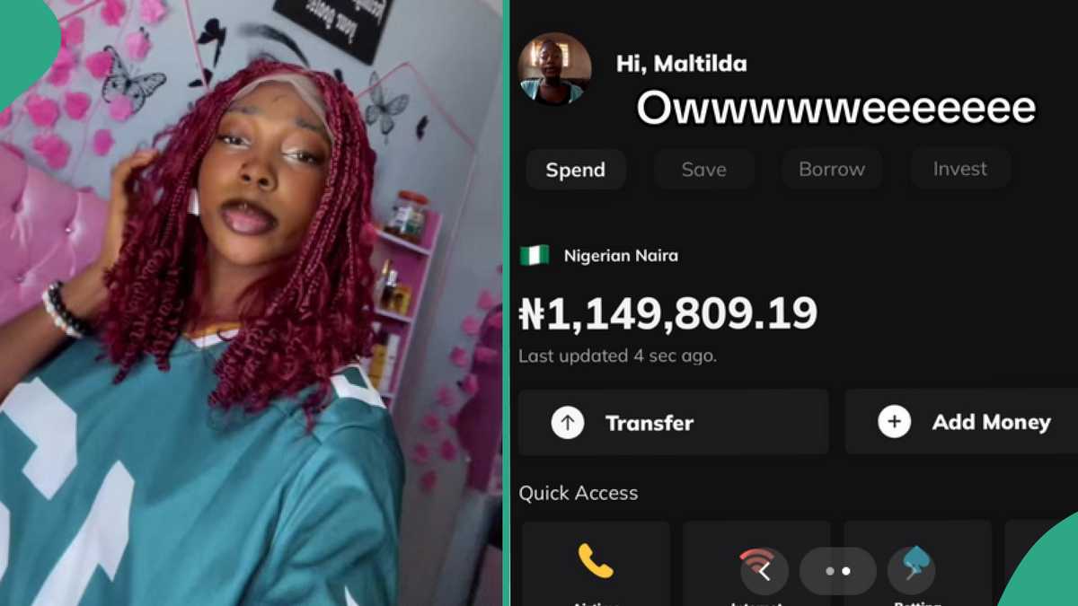 Young Nigerian Lady Dragged Online after She Flaunted Her Account Balance of over N1 million