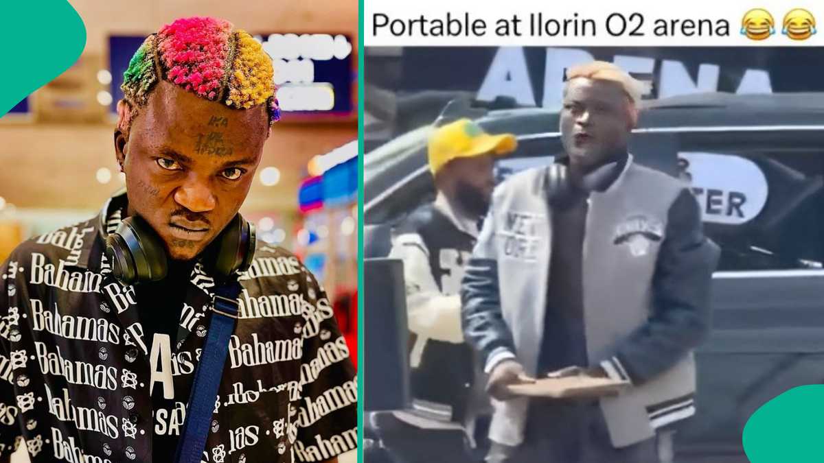 Portable Wreaks Havoc at O2 Arena Ilorin, Spotted With Plank As Onlookers Appease Him in Video