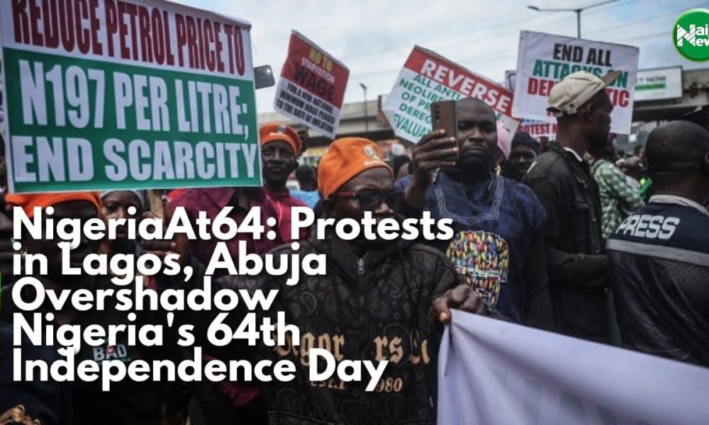 NigeriaAt64: Protests In Lagos, Abuja Overshadow Independence Day Anniversary