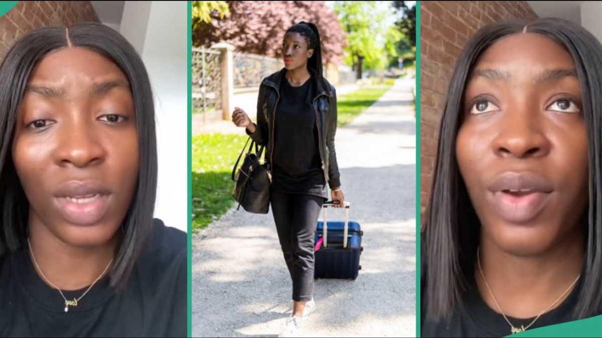 Lady Returns to Nigeria after Failing Her Master's in UK, Video Goes Viral on TikTok