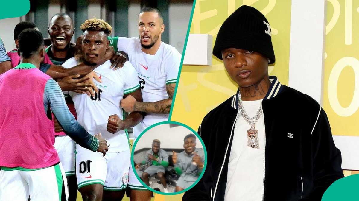 "Naija Spirit": Clip of Super Eagles Singing Wizkid’s 2010 Song Tease Me Amid Ordeal in Libya Trends