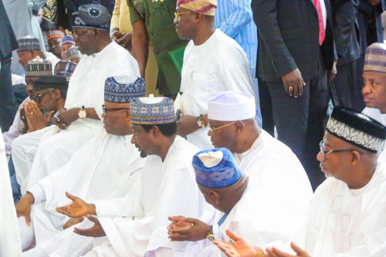 Watch Tinubu, Atiku, Saraki, Ganduje, Other Dignitaries Attend Goje’s Daughters Wedding [Video]