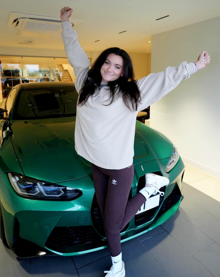 One of the 25-year-old's long-term fans purchased her a brand new BMW