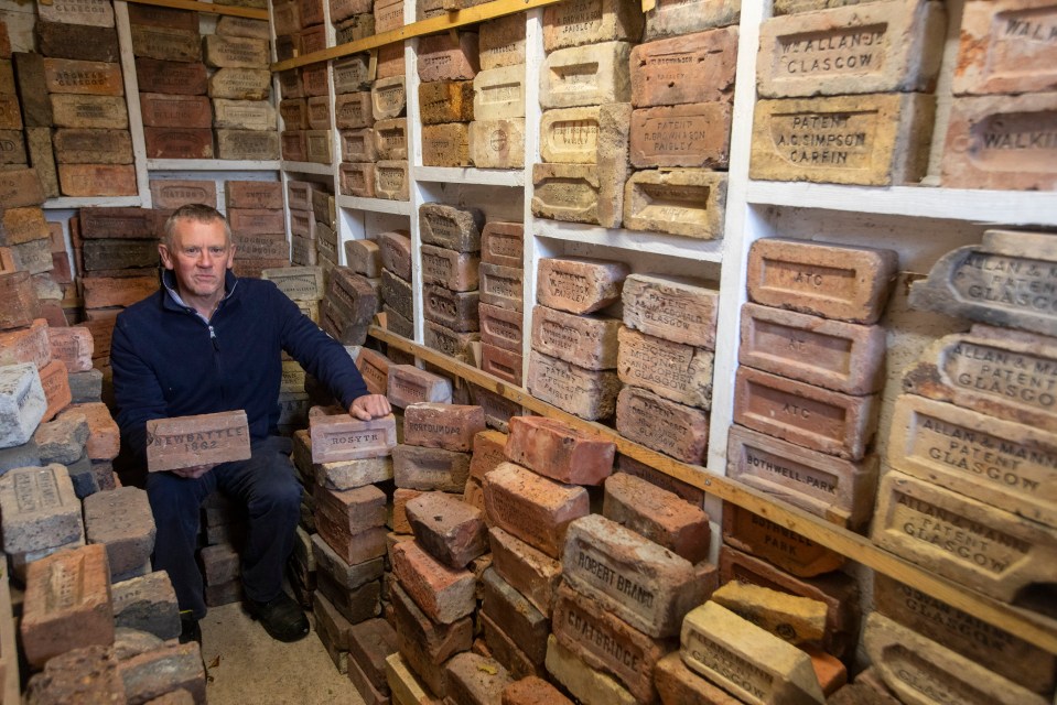 He has over 4,000 bricks in his collection and he's not stopping his hunt any time soon