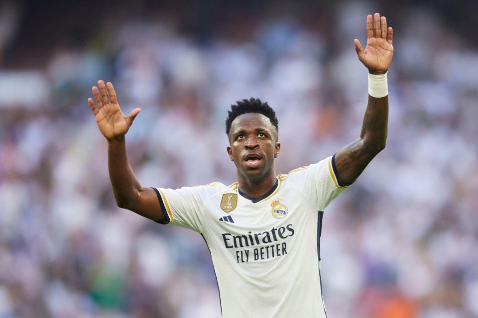 Real Madrid boycotted last night's event after Vinicius finished second