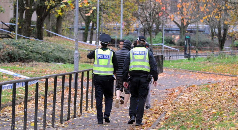 Cops have cordoned off a large area of the neighbourhood in Townhead