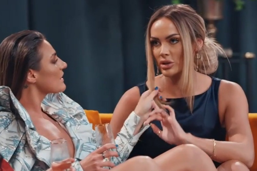 Watch moment MAFS bride Amy explodes in fiery four-letter tirade after Lacey drops bombshell about husband Luke