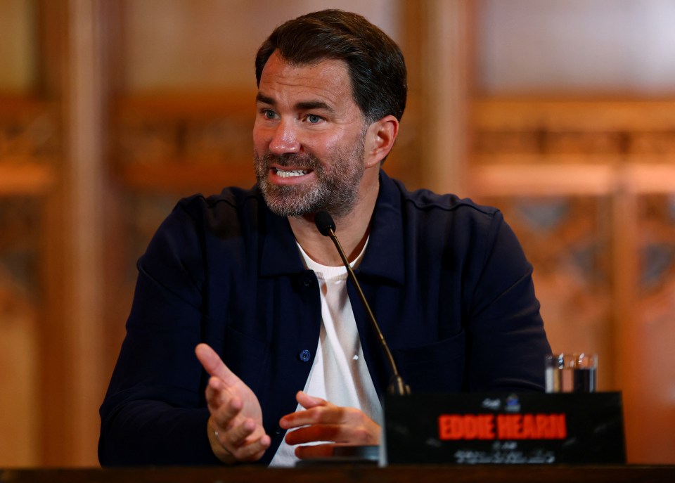 Eddie Hearn has hit out at the fight