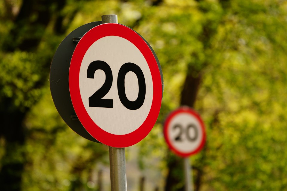 Some roads will have their speed limits lowered to 20mph