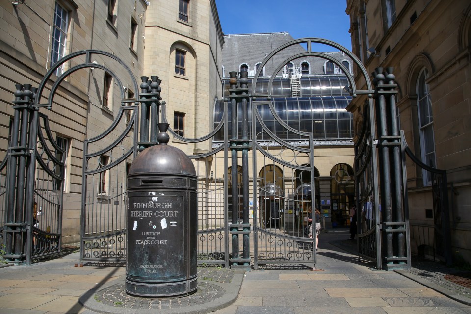 Boyd appeared at Edinburgh Sheriff Court