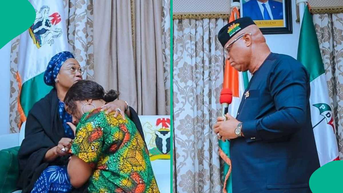 Akwa Ibom Gov Eno Appoints Aaughter as Acting First Lady after Wife's Death, Speaks on Remarrying